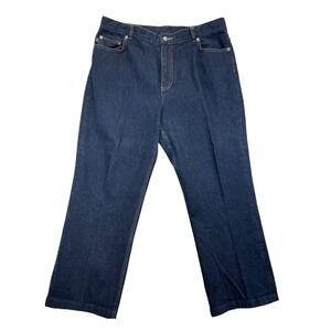Ralph Lauren Jeans Womens 16 Short‎ Dark Wash Denim Straight Leg Hemmed